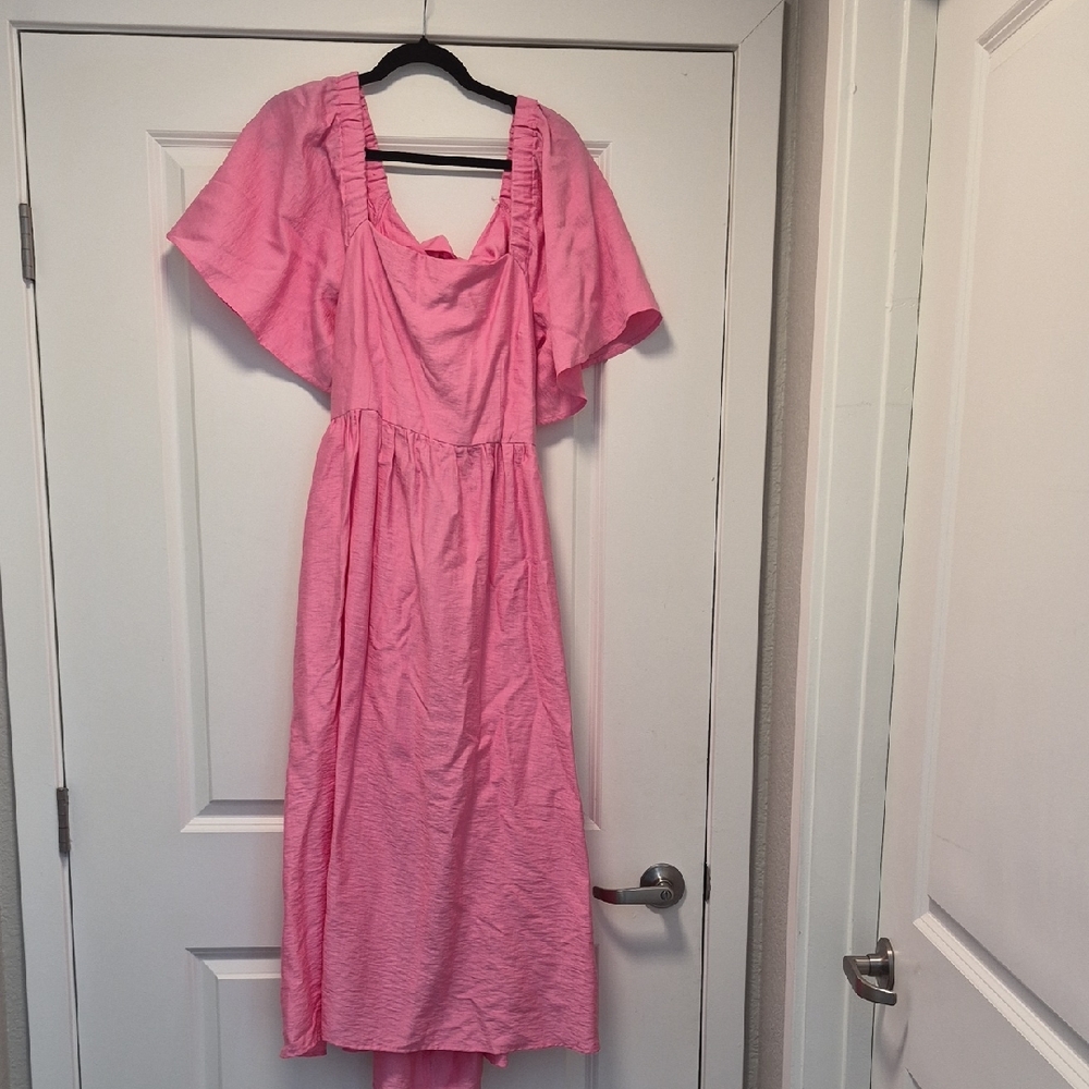 A New Day Flutter Sleeve Dress - Picture 3 of 5